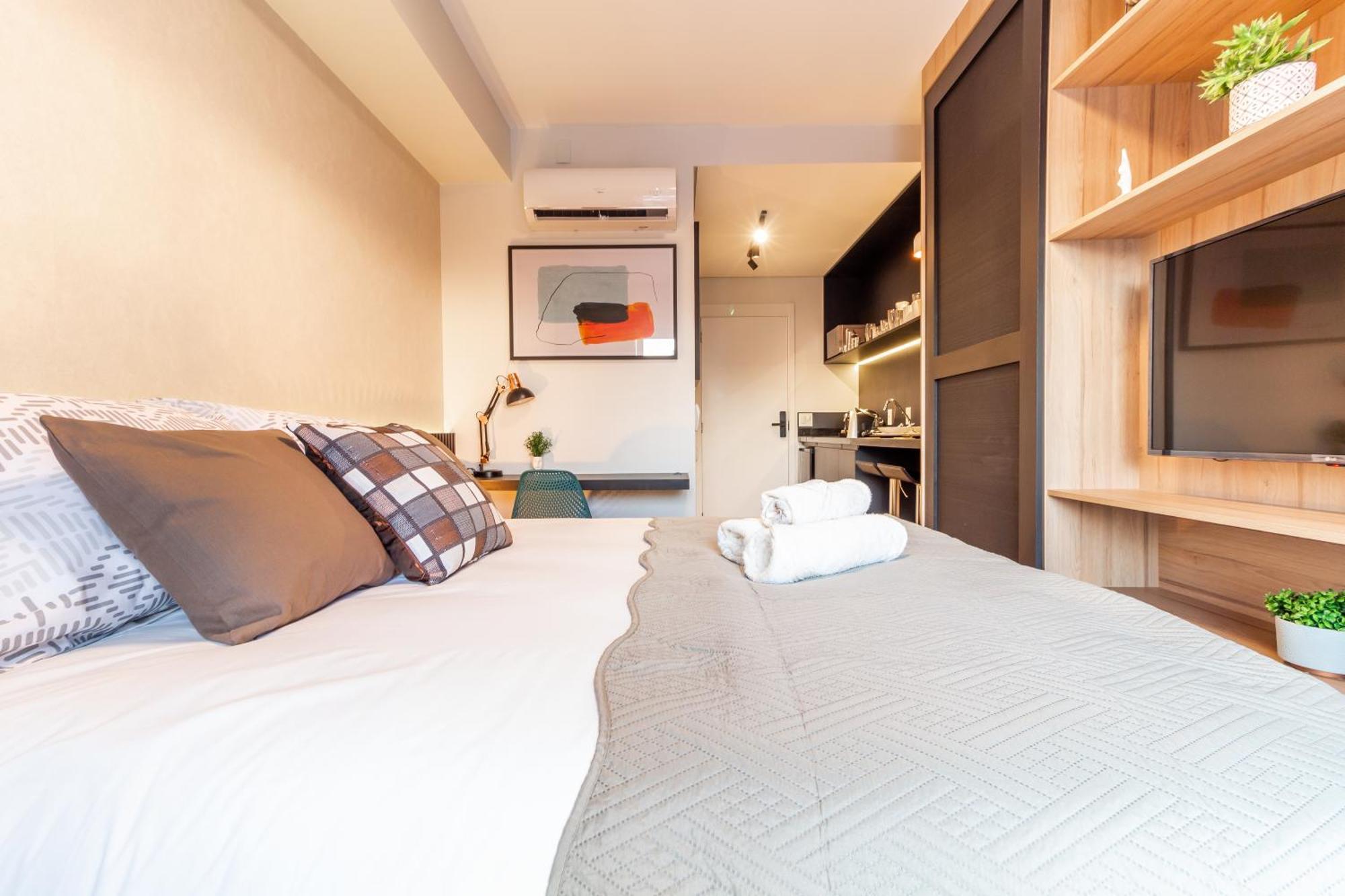 Studios No Melhor Ponto De Moema Garagem Lazer E Metro Perto Wifi Gratis Sao Paulo Exterior foto